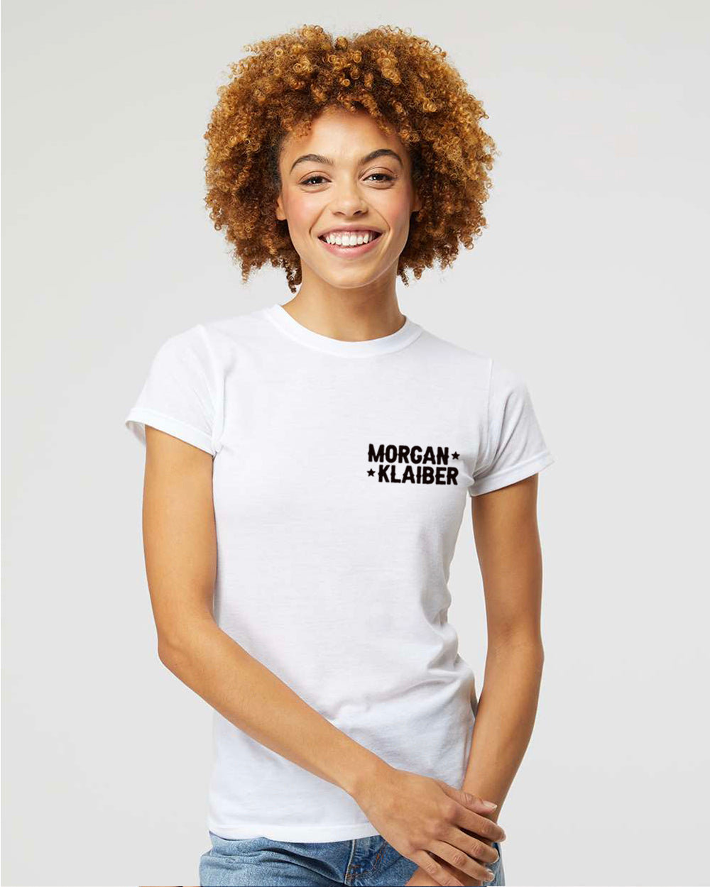 Morgan Klaiber - Women's T - Shirt (Black Chest Logo)