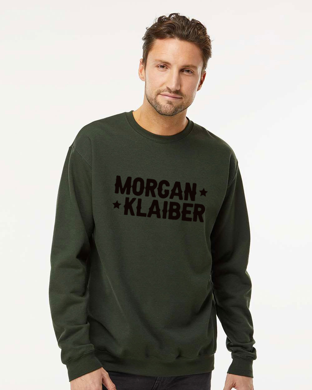 Morgan Klaiber - Unisex Crewneck (Black Logo)