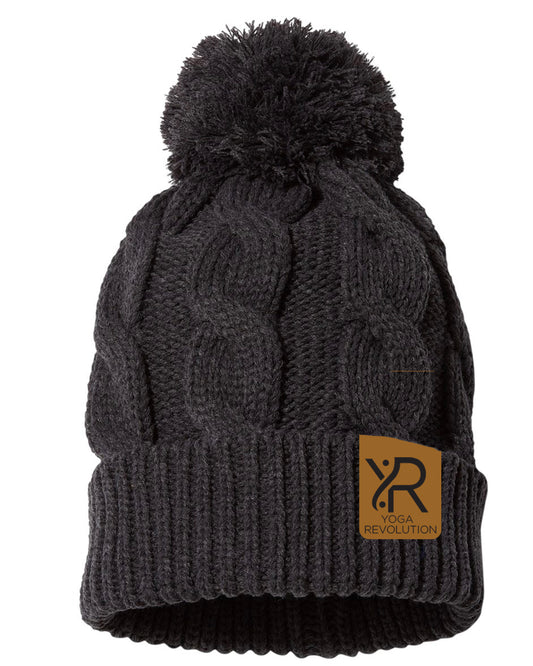 YR- Chunk Twist Cuffed Beanie - Patch Logo