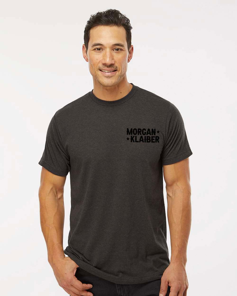 Morgan Klaiber - Men's T - Shirt (Black Chest Logo)