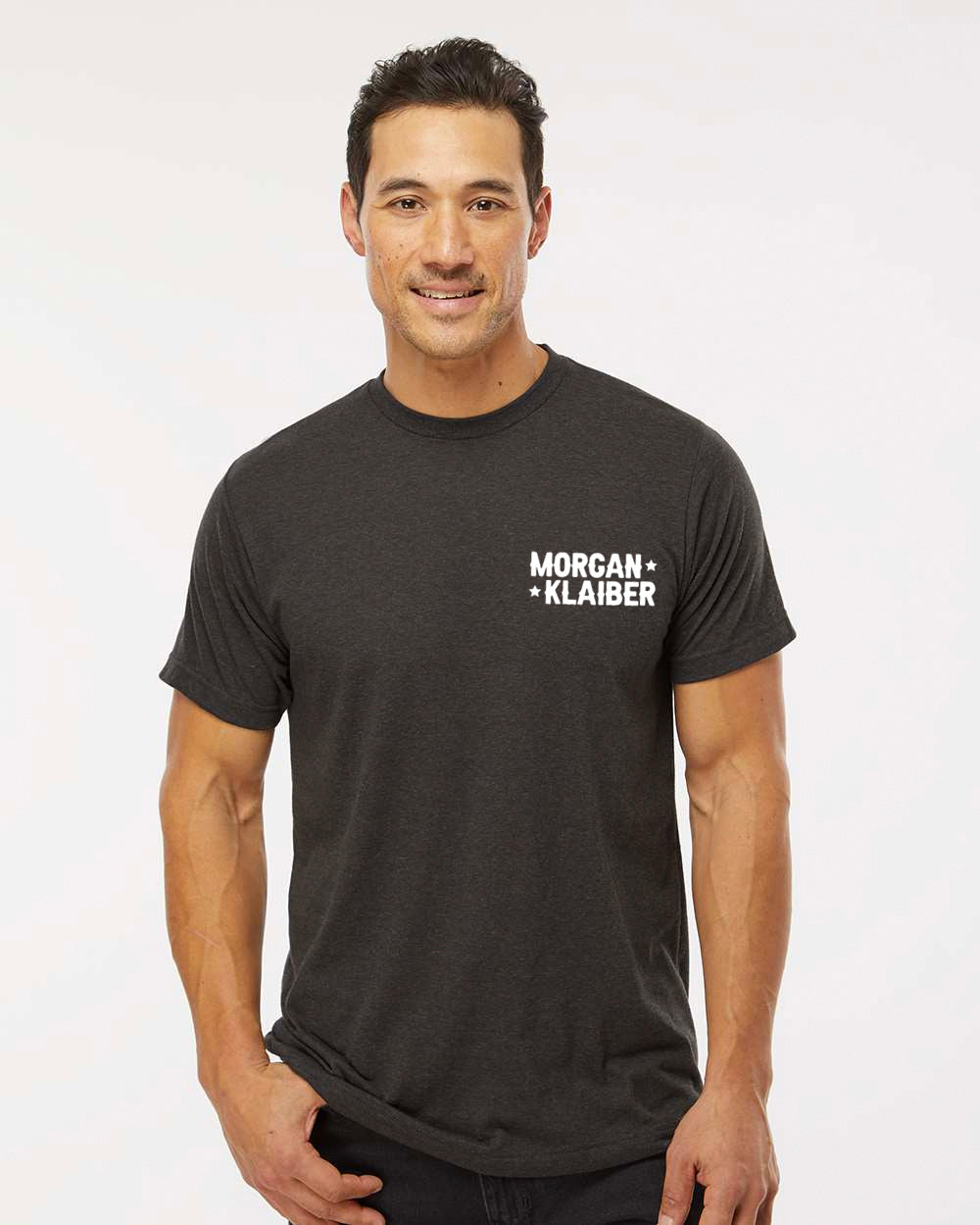 Morgan Klaiber - Men's T - Shirt (White Chest Logo)