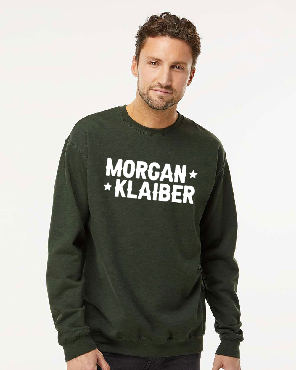 Morgan Klaiber - Unisex Crewneck (White Logo)