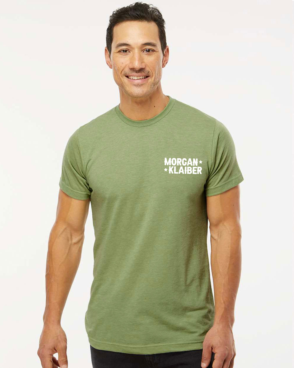 Morgan Klaiber - Men's T - Shirt (White Chest Logo)