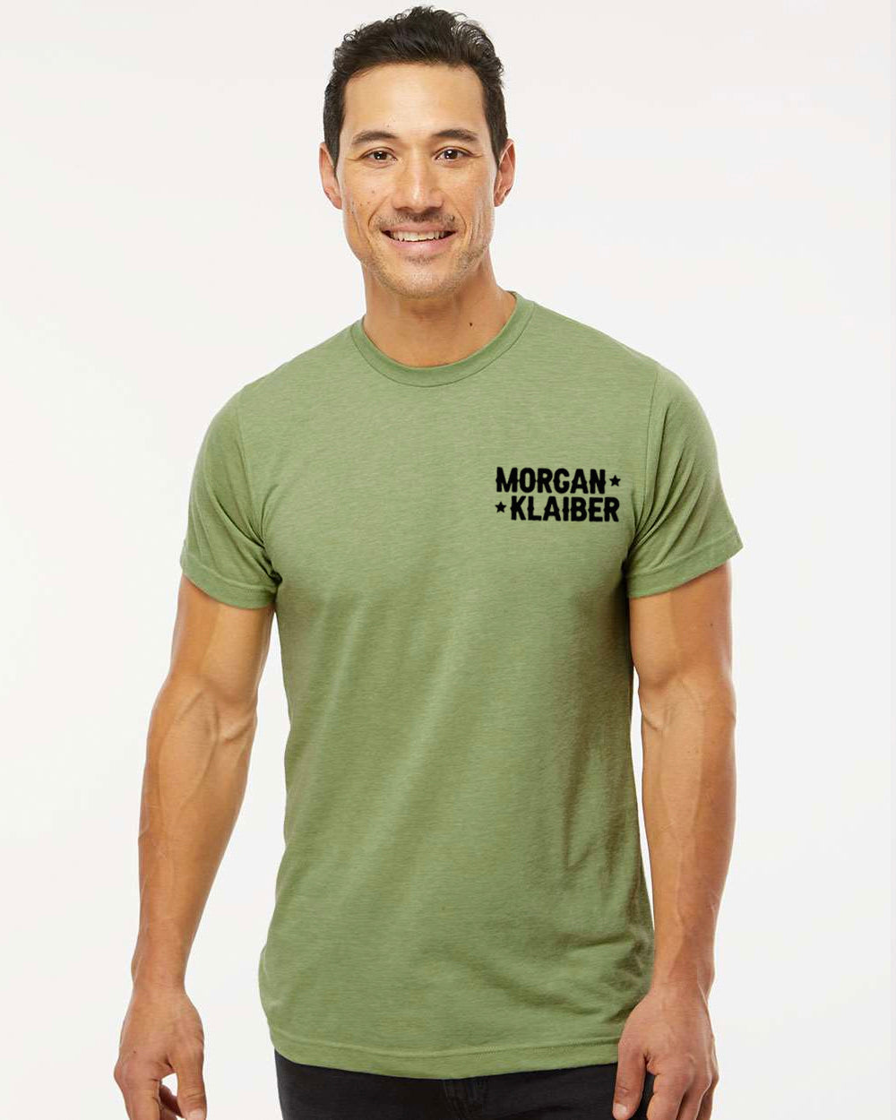 Morgan Klaiber - Men's T - Shirt (Black Chest Logo)