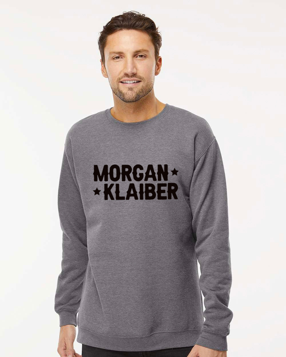 Morgan Klaiber - Unisex Crewneck (Black Logo)