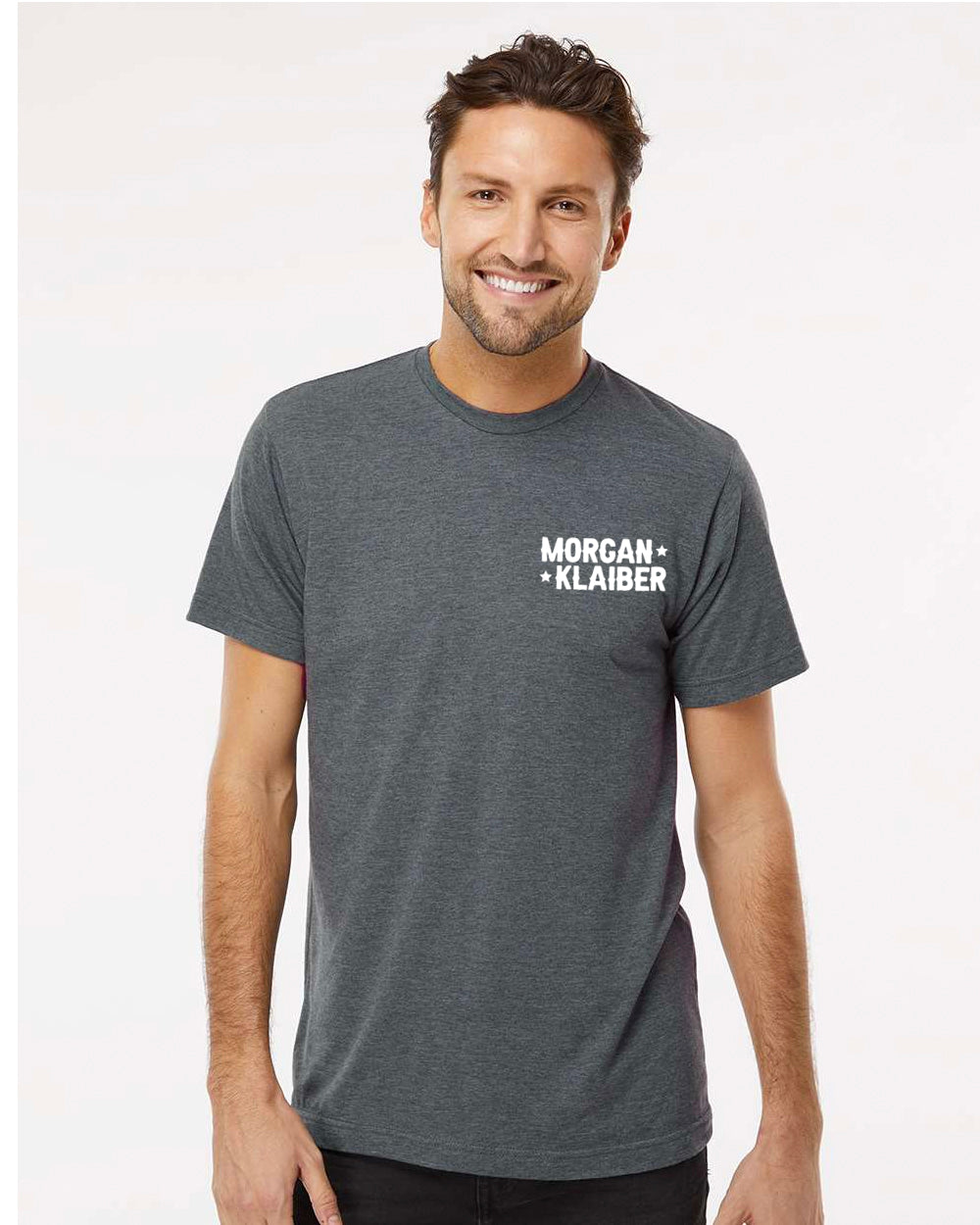 Morgan Klaiber - Men's T - Shirt (White Chest Logo)