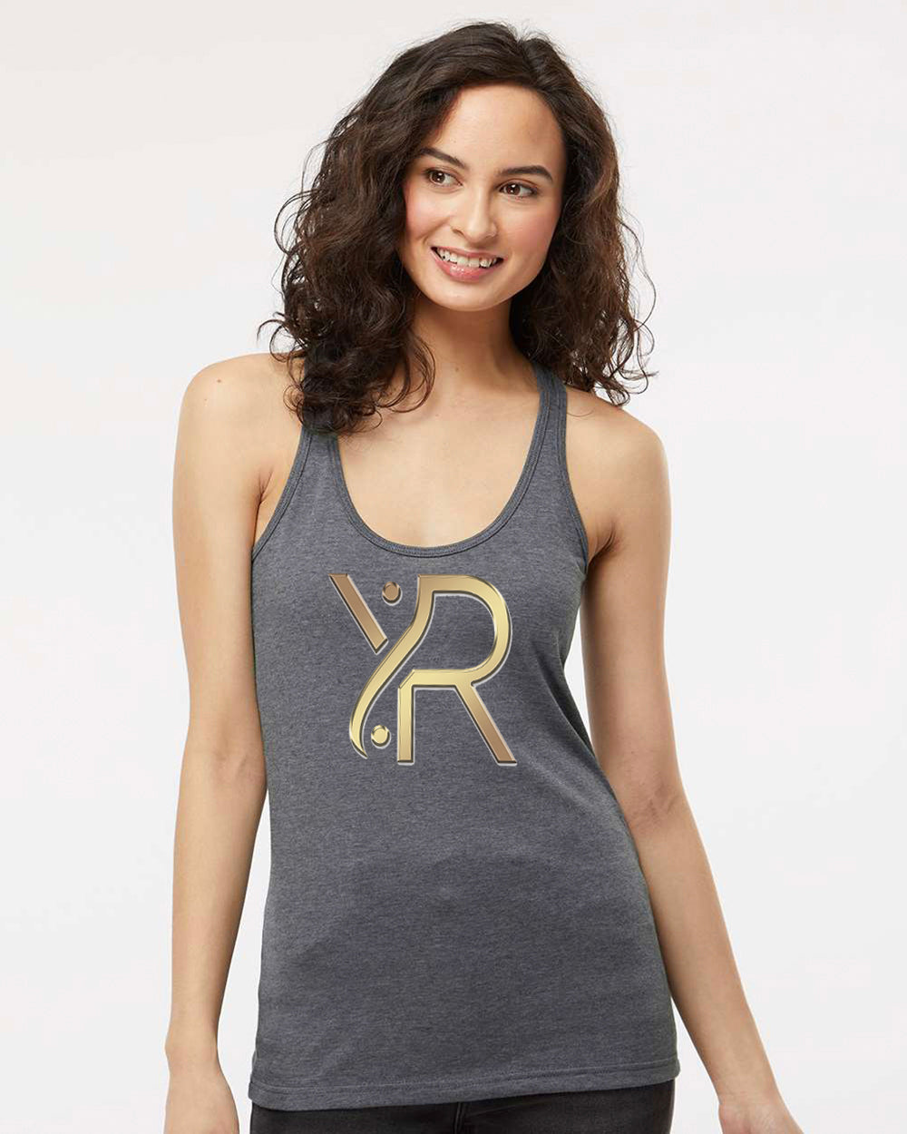 YR - Women's Racerback Tank (Full Chest Logo)