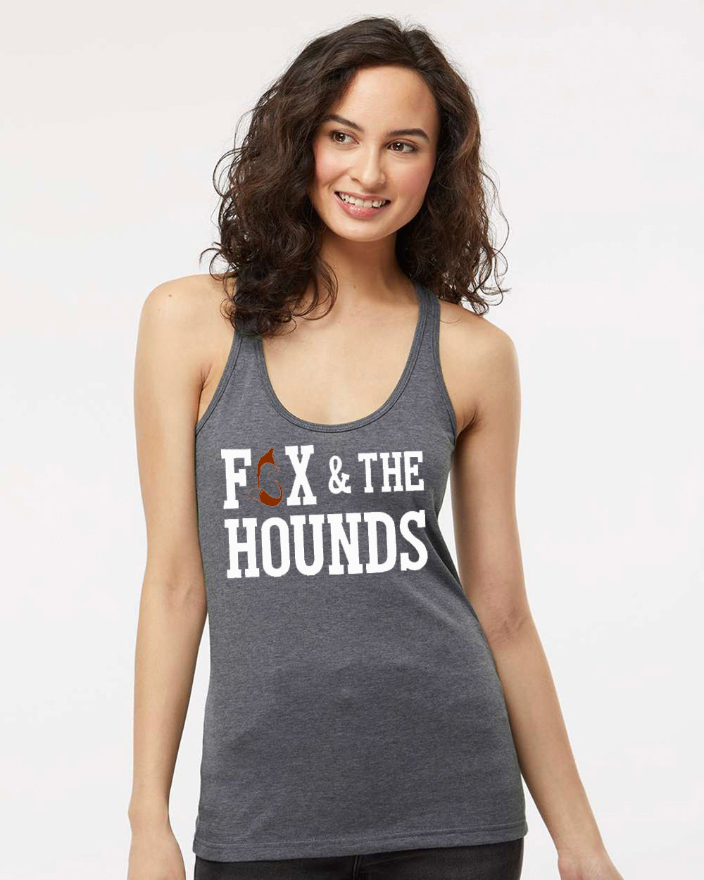 F&H - Women's Racerback Tank (White Logo)