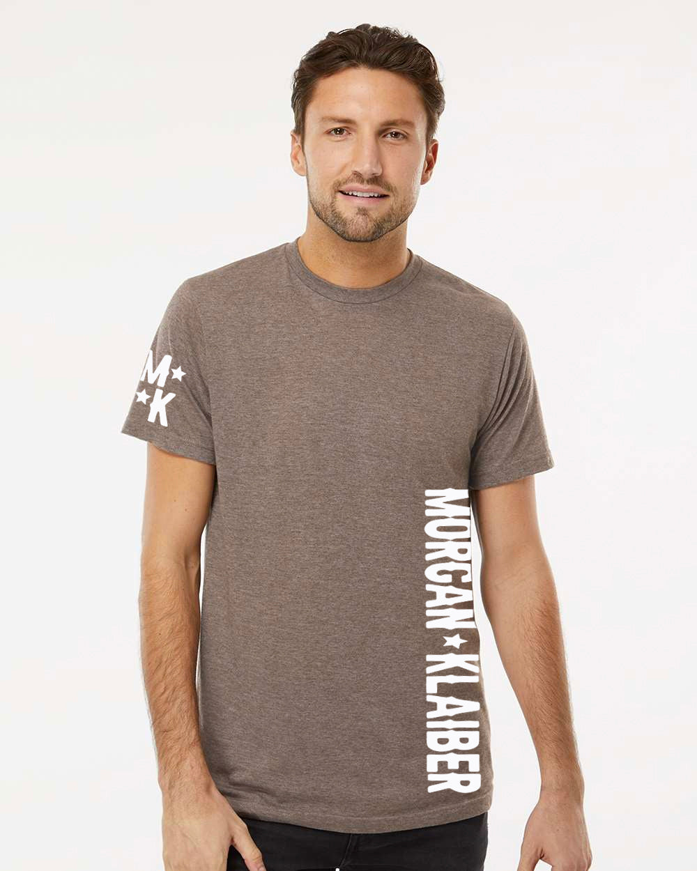 Morgan Klaiber- Men's T -Shirt (White Ribs Logo)