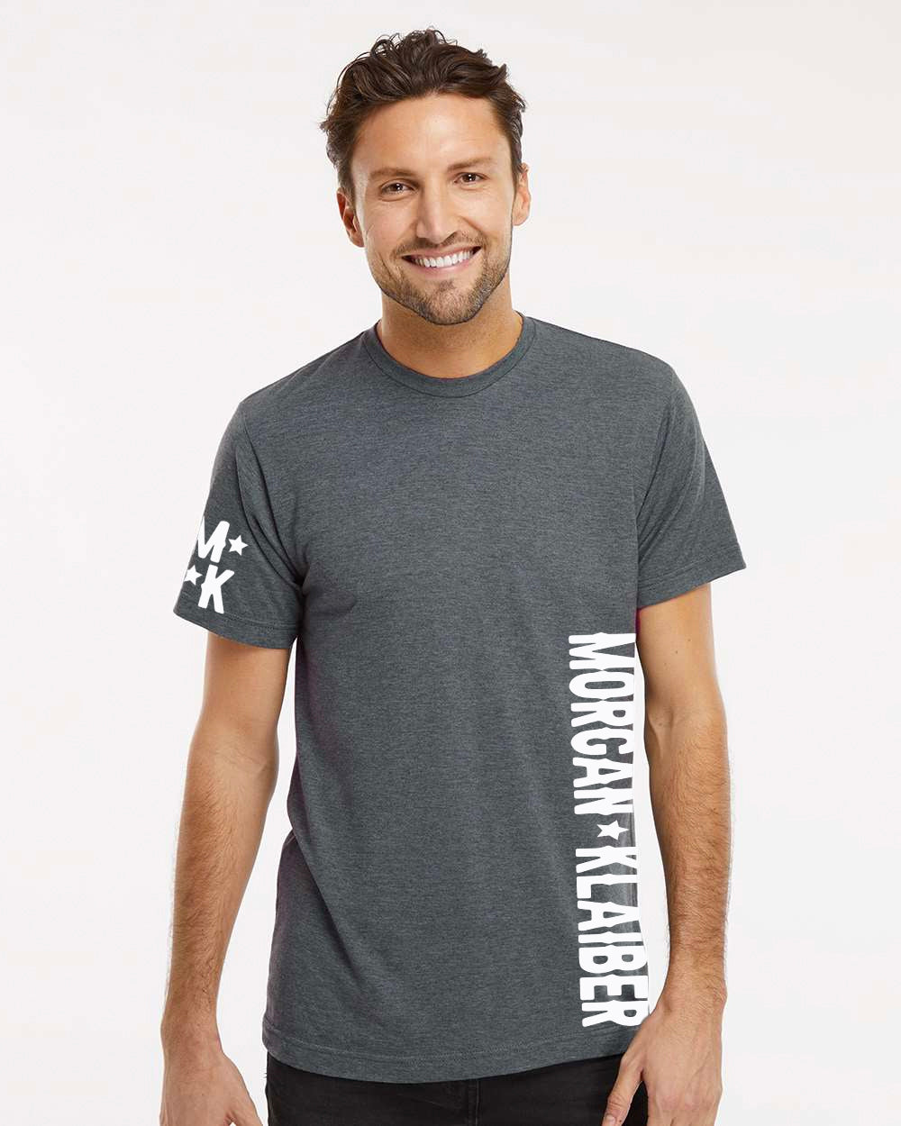 Morgan Klaiber- Men's T -Shirt (White Ribs Logo)