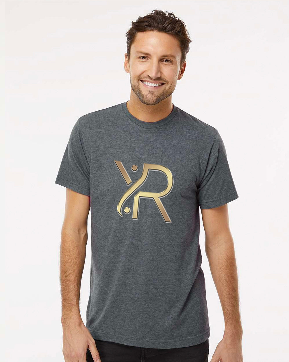 YR - Men's T-Shirt (Full Chest Logo)