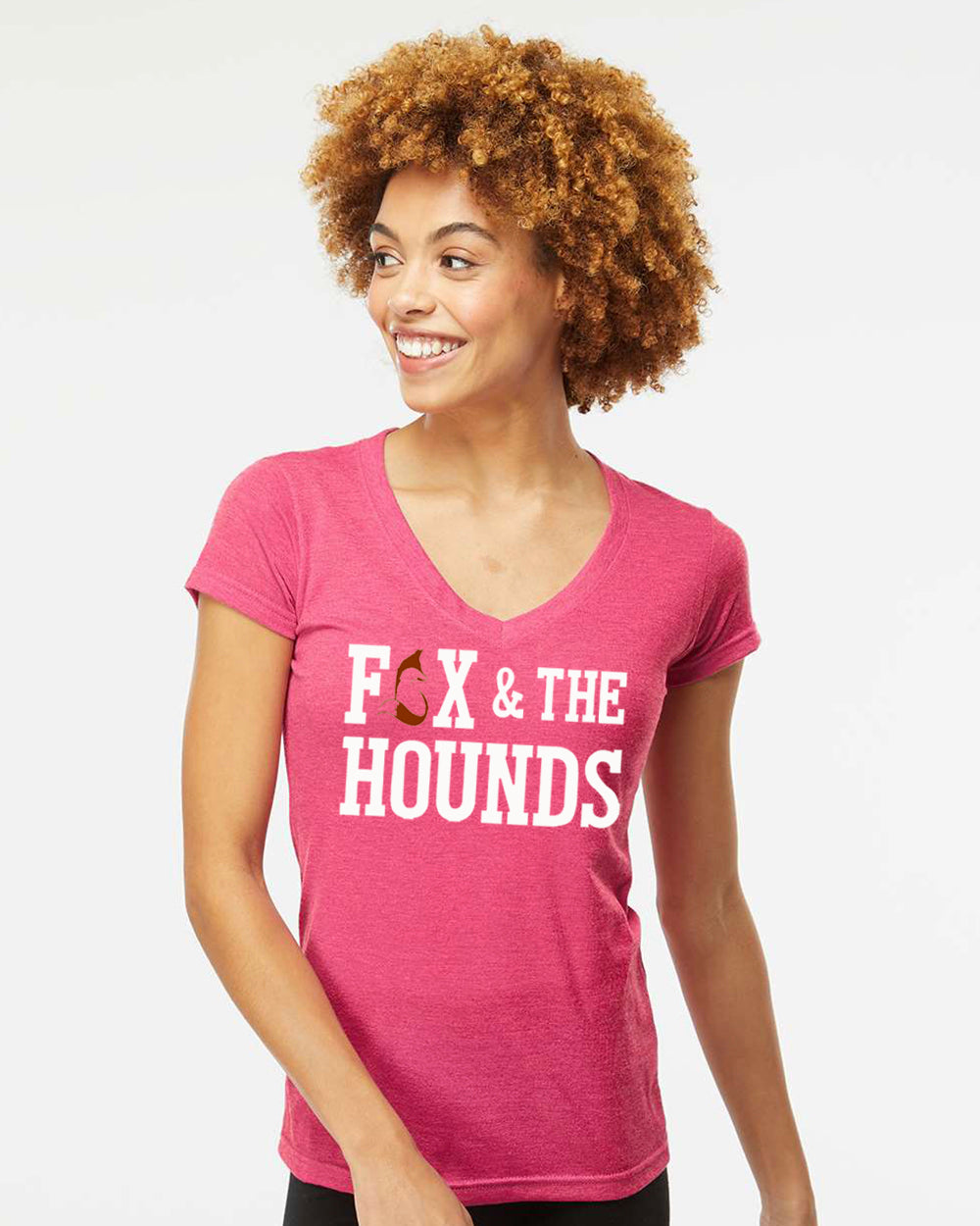 F&H - Women's V-Neck (White Logo)