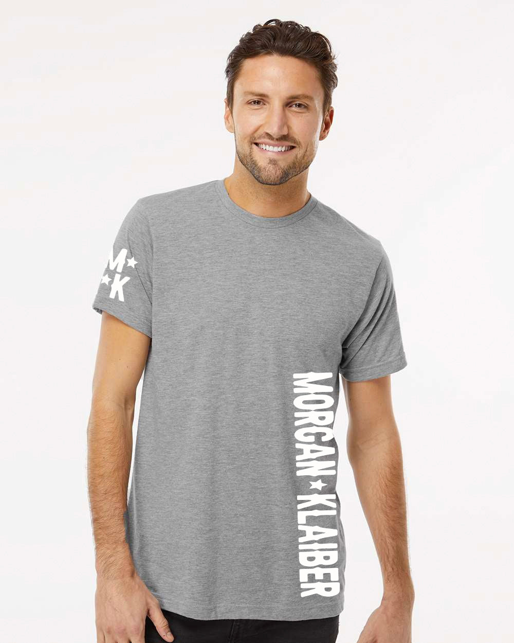 Morgan Klaiber- Men's T -Shirt (White Ribs Logo)