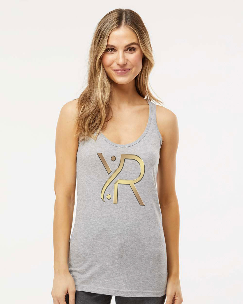 YR - Women's Racerback Tank (Full Chest Logo)