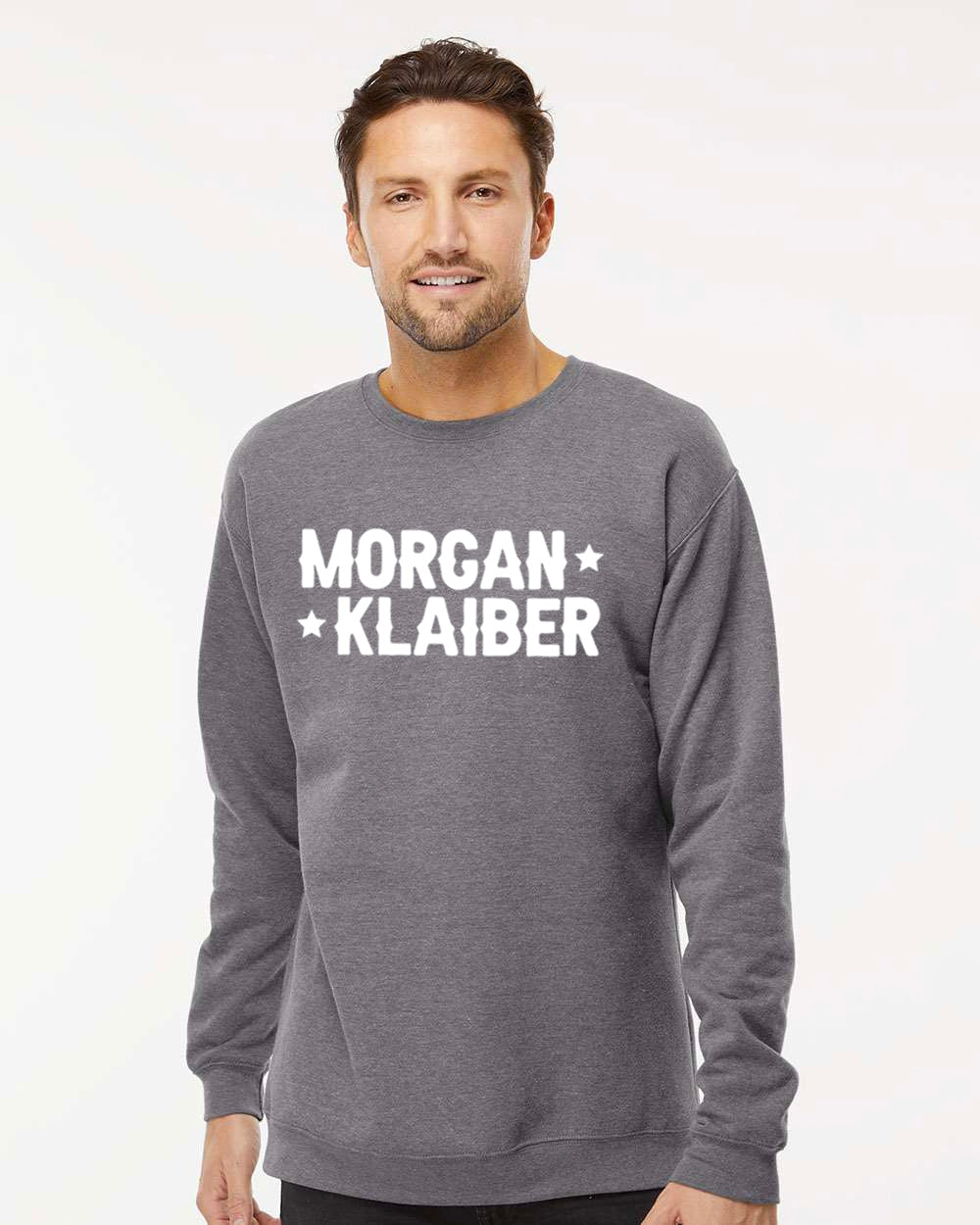 Morgan Klaiber - Unisex Crewneck (White Logo)