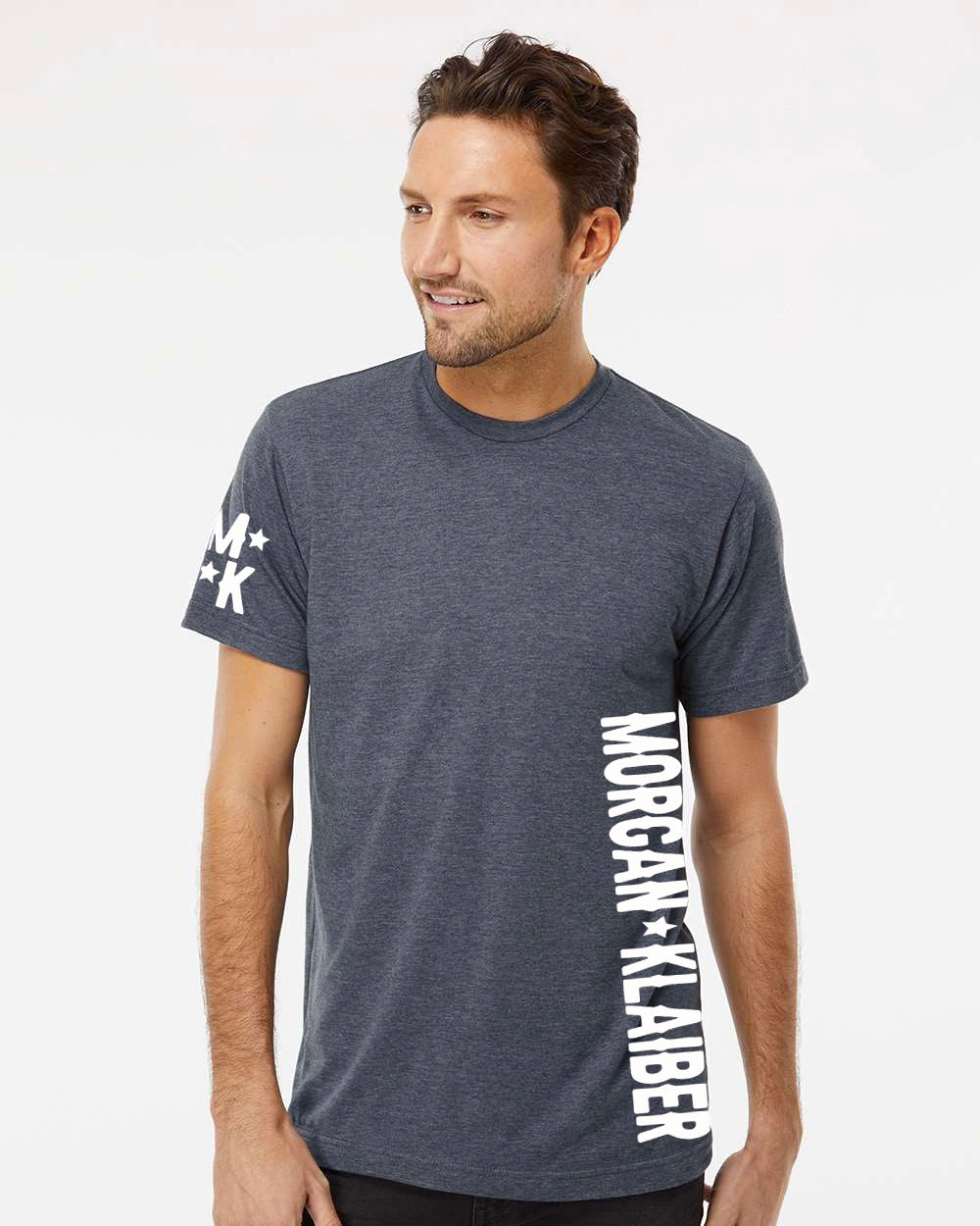 Morgan Klaiber- Men's T -Shirt (White Ribs Logo)