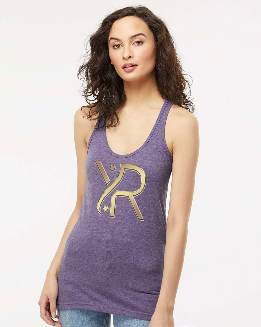 YR - Women's Racerback Tank (Full Chest Logo)