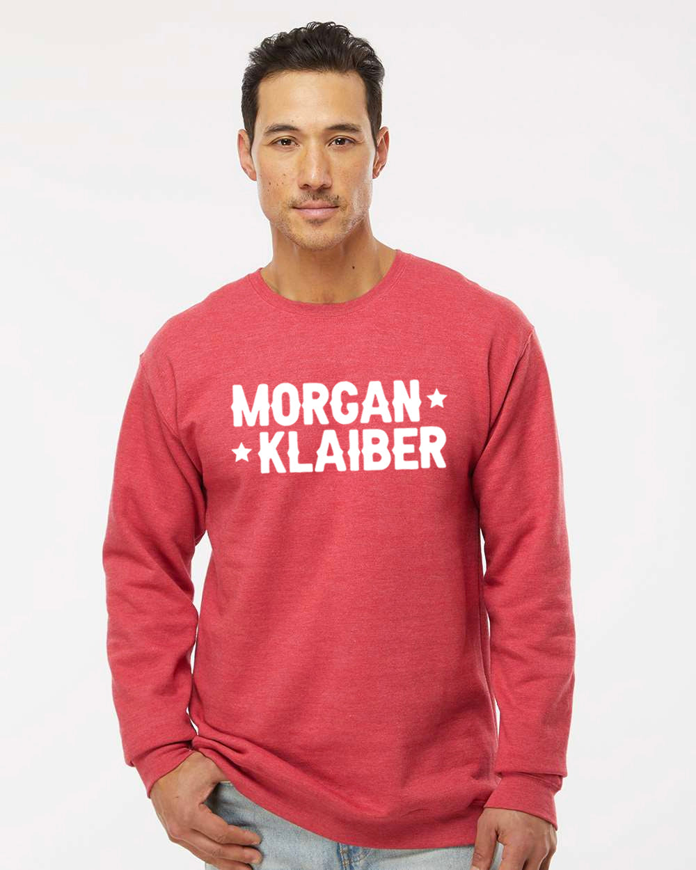 Morgan Klaiber - Unisex Crewneck (White Logo)