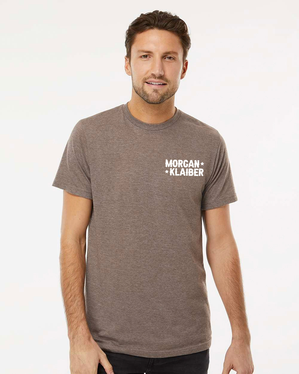 Morgan Klaiber - Men's T - Shirt (White Chest Logo)