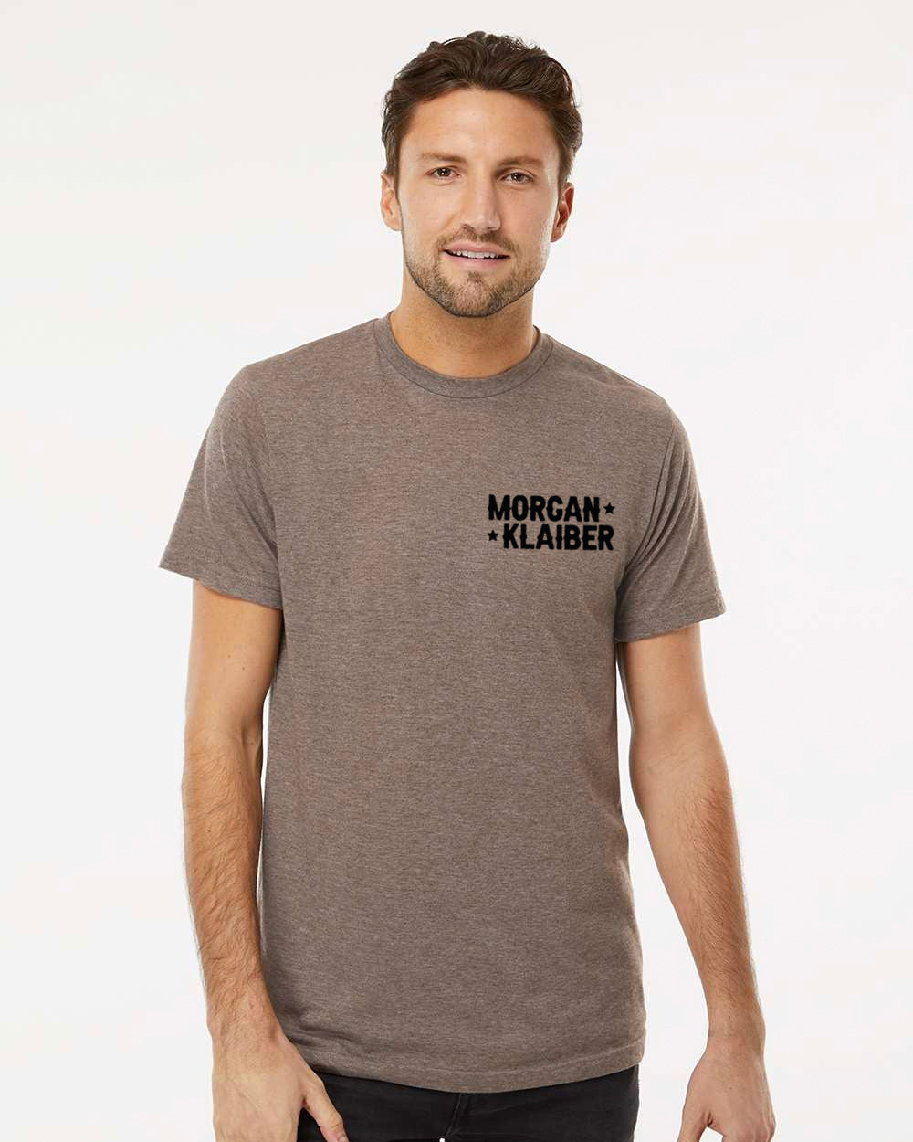 Morgan Klaiber - Men's T - Shirt (Black Chest Logo)