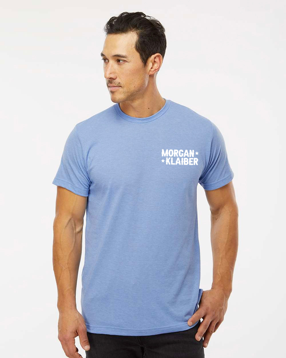 Morgan Klaiber - Men's T - Shirt (White Chest Logo)