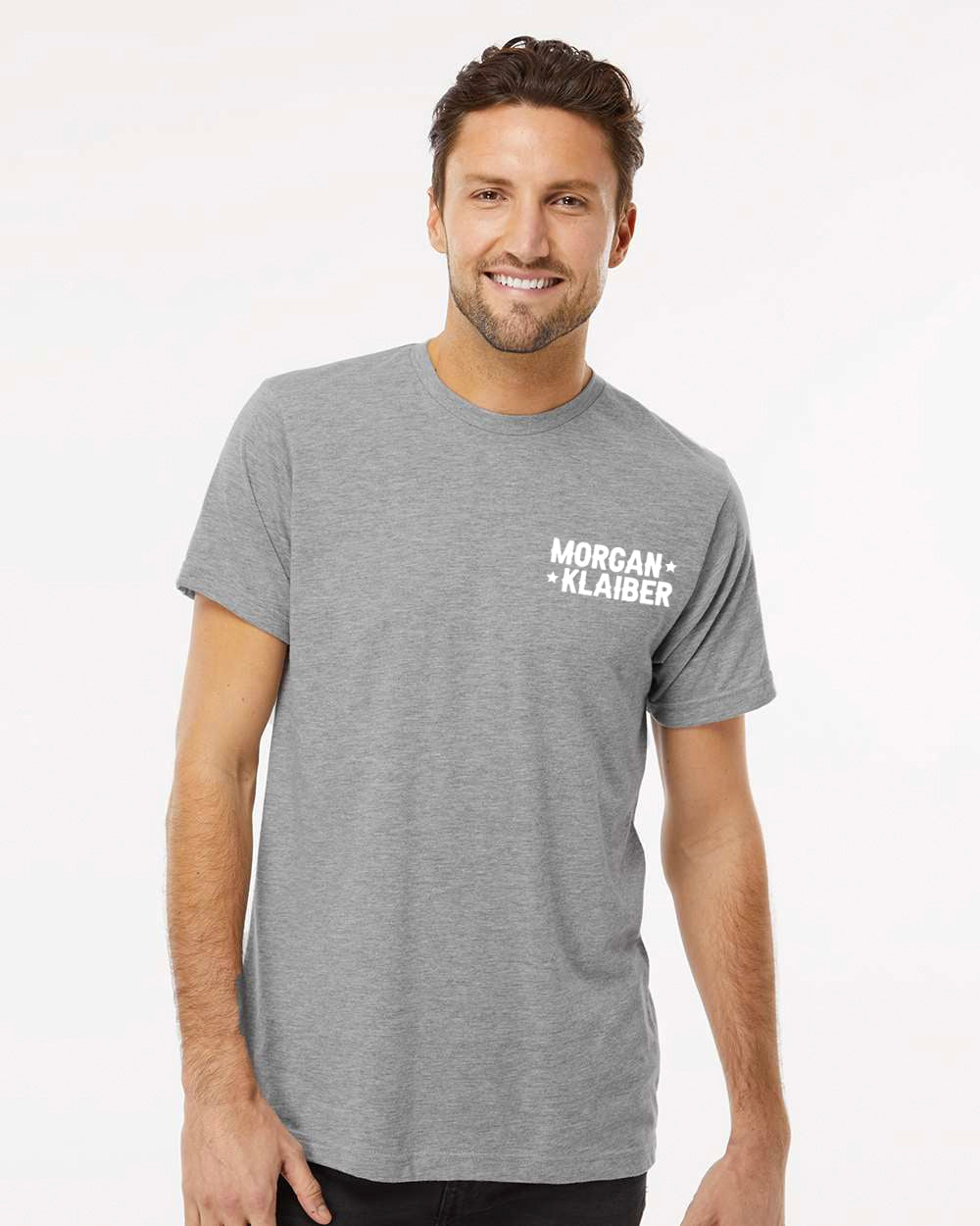 Morgan Klaiber - Men's T - Shirt (White Chest Logo)