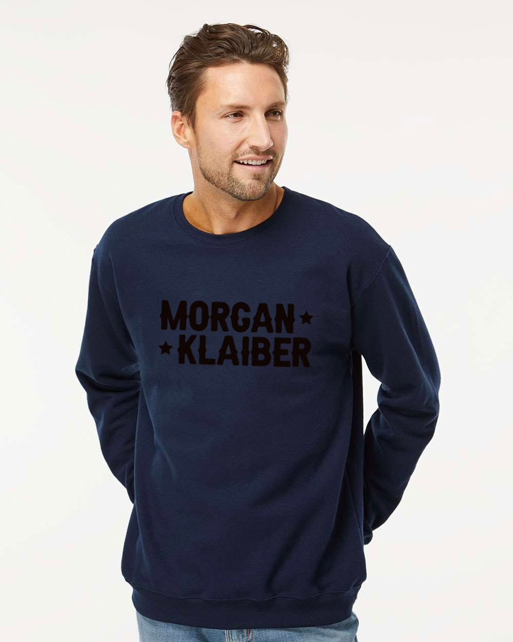 Morgan Klaiber - Unisex Crewneck (Black Logo)