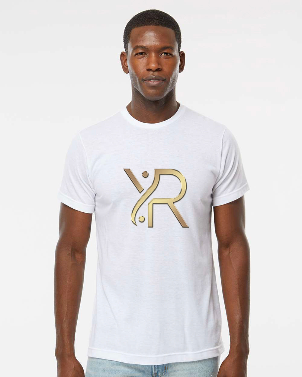 YR - Men's T-Shirt (Full Chest Logo)